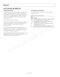ADV7520BCPZ-80 Datasheet Page 6