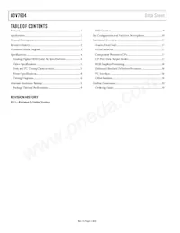 ADV7604BBCZ-5P Datasheet Page 2