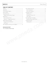 ADV7610BBCZ-P-RL Datasheet Page 2