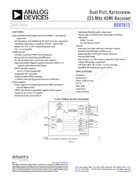 ADV7612BSWZ-P Datasheet Cover