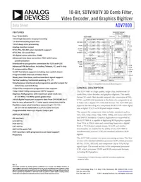 ADV7800BSTZ-80數據表 封面