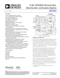 ADV7802BSTZ-150 Datenblatt Cover