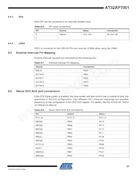 AT32AP7001-ALUT Datasheet Pagina 23