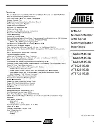 AT87251G2D-RLTUM Datenblatt Cover