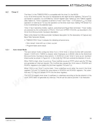 AT87C51RB2-SLRUM Datasheet Page 19