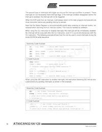 AT90CAN64-15MZ Datasheet Page 16