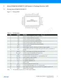 ATA6617C-P3QW-1 Datasheet Page 3