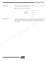 ATMEGA103L-4AI Datasheet Page 7