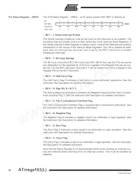 ATMEGA163L-4PI Datasheet Page 20