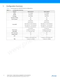 ATSAMG54N19B-AU Datasheet Page 4