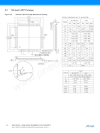 ATSAMG54N19B-AU Datasheet Page 12