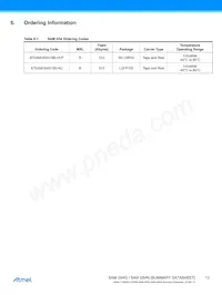 ATSAMG54N19B-AU Datasheet Page 13