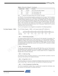 ATTINY15L-1SU Datasheet Page 11