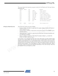 ATTINY15L-1SU Datasheet Page 13