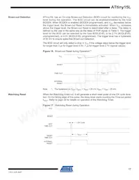 ATTINY15L-1SU Datasheet Pagina 17