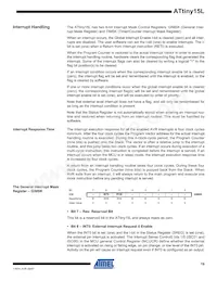 ATTINY15L-1SU Datasheet Pagina 19