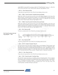 ATTINY15L-1SU Datenblatt Seite 21