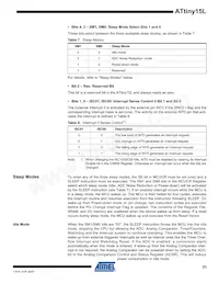 ATTINY15L-1SU Datenblatt Seite 23