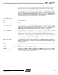 ATTINY28V-1MI Datasheet Page 3