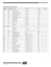 ATTINY28V-1MI Datasheet Page 5