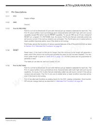 ATTINY84A-CCUR Datasheet Page 3