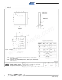 ATTINY84A-CCUR Datasheet Page 16