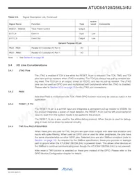 ATUC256L4U-D3HES數據表 頁面 18