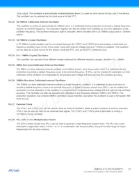 ATXMEGA128A1U-CNR數據表 頁面 21