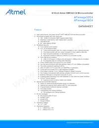 ATXMEGA32C4-MNR Datasheet Cover