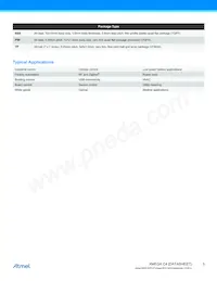 ATXMEGA32C4-MNR數據表 頁面 3