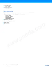 ATXMEGA64D3-15AT1 Datasheet Page 2