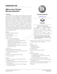 AX8052F100-2-TW30 Datasheet Cover