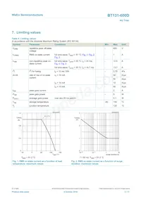 BT131-600D/L01EP Datasheet Page 3