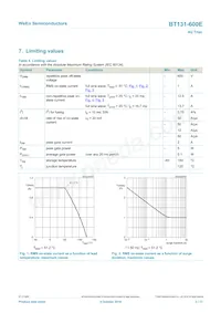 BT131-600E Datasheet Page 3