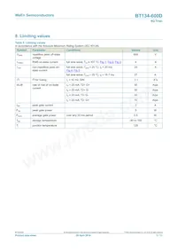 BT134-600D Datasheet Page 3