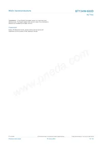 BT134W-600D Datasheet Page 15