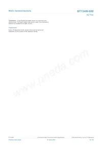 BT134W-800 Datasheet Page 15