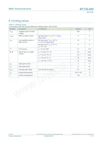 BT136-600/DG Datasheet Page 3