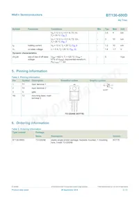 BT136-600D Datasheet Page 2