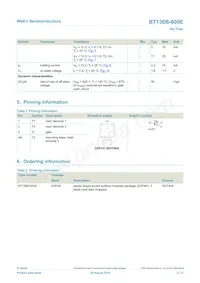 BT136B-800E Datasheet Page 2