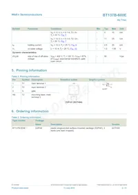 BT137B-600E Datasheet Page 2