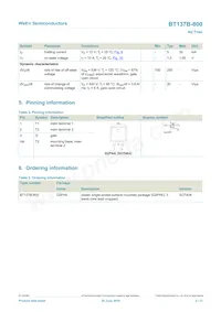 BT137B-800 Datasheet Page 2