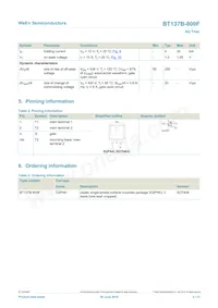 BT137B-800F Datasheet Page 2