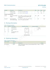 BT137S-600 Datasheet Page 2