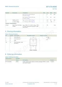 BT137S-600E Datasheet Page 2