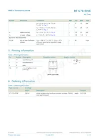 BT137S-800E Datasheet Page 2