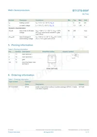 BT137S-800F Datasheet Page 2