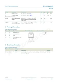 BT137S-800G Datasheet Page 2