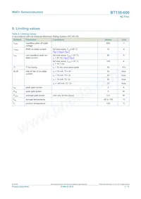 BT138-800/DG Datasheet Page 3