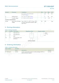BT138B-600F Datasheet Page 2